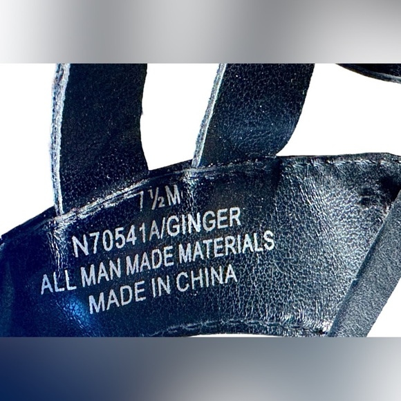 Seychelles Woven Vegan Leather Black Wedges Slingback 7.5M​​ - Picture 4 of 8